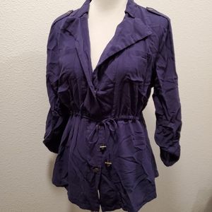 Umgee Blue Button up or Lightweight Jacket